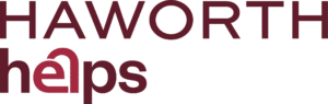 Logotipo de Haworth Helps